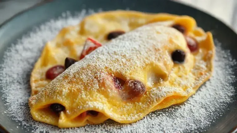 4 recheios de omelete doce que você pode fazer em 5 minutos para o café