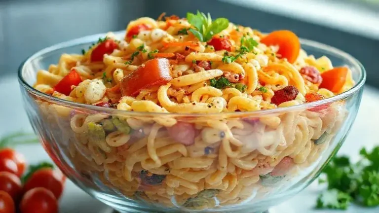 6 saladas de macarrão frias que duram dias e ficam prontas em minutos