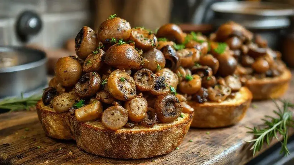 A verdade sobre a bruschetta de cogumelos: 4 versões em 10 minutos