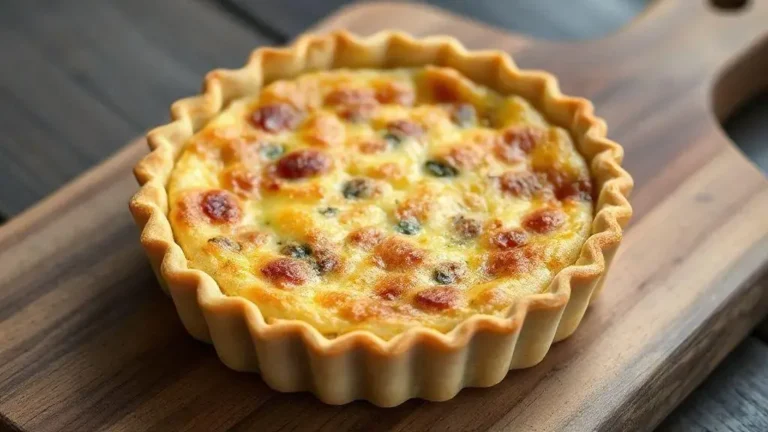 O segredo da quiche individual sem massa que fica pronta em 15 minutos