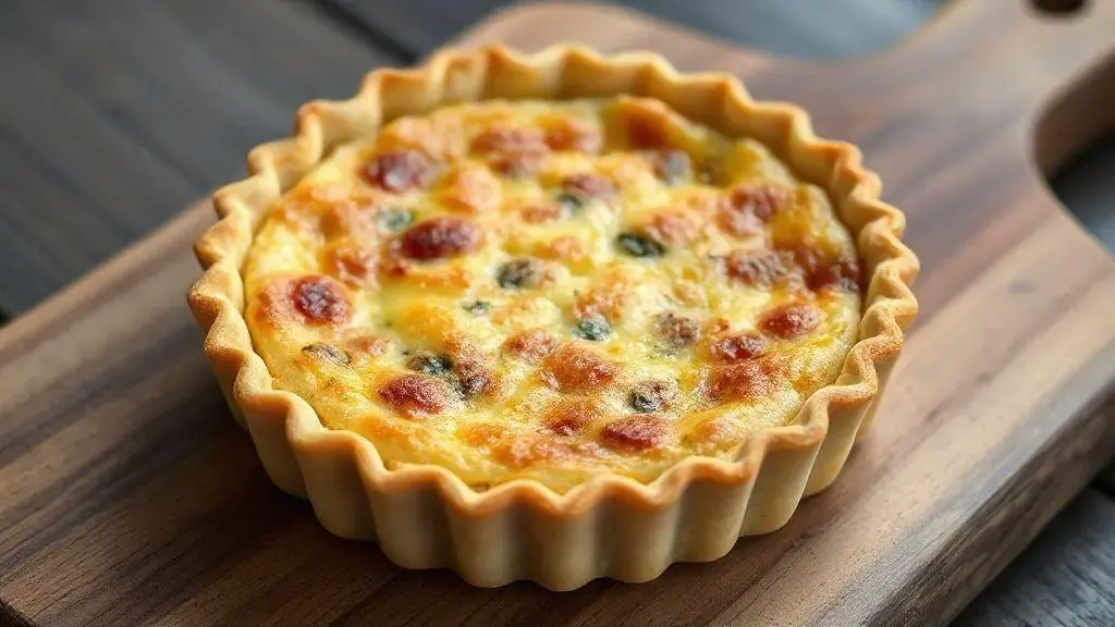 O segredo da quiche individual sem massa que fica pronta em 15 minutos